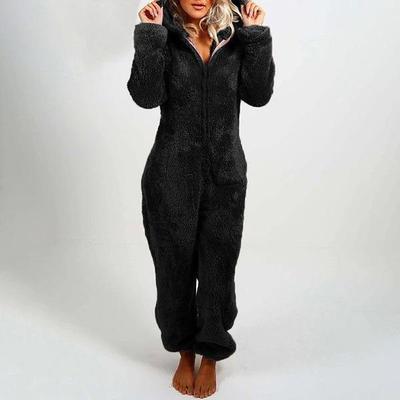 Fleece s Onesies Wearable Blanket Women Jumpsuit Warm Romper Sleepwear One Pieceed Playsuit Loungewear