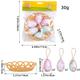 6pcs/set Easter Egg Hanging Decorations Creative Woven Basket with Colorful Eggs, Perfect for Easter Decor and Scene Arrangemen