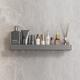 Shower Caddy Bathroom Shelves Wall Mounted Gun Grey Storage Organizer Rack Bathroom Kitchen Bathroom Hardware Pendant Bathroom Shelf Space Aluminum Shower Rack Corner Shelf Square Bath Shower Shelf