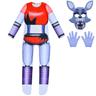 Inspired by FNAF Five Nights at Freddy's Glamrock Freddy Video Game Cosplay Costumes Cosplay Suits Print Long Sleeve Leotard / Onesie Gloves Mask Costumes