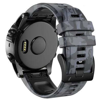 Watch Band for Garmin Marq Descent G1 Fenix 7/6/5 Plus Pro Sapphire Solar Forerunner 955/945/935/745 Solar Fenix 7X / 6X / 5X / 3/3HR Plus Pro Sapphire Solar Silicone Replacement Strap 22mm 26mm