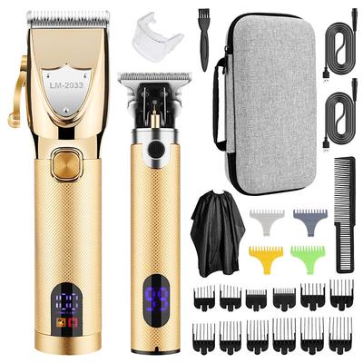 Professional Hair Clippers Cordless Hair Clippers For Men Barber Salon Hair Trimmer Clippers For Hair Cutting Kit Professional Electric Men's Hair Clippers Grooming Kit