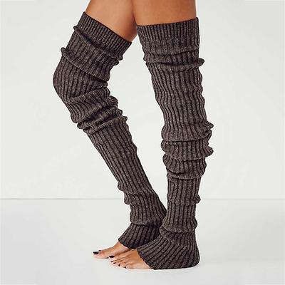 Women's Stockings Leg Warmers Boot Cuffs Party Gift Daily Retro Knit Cotton Casual Casual / Daily 1 Pair