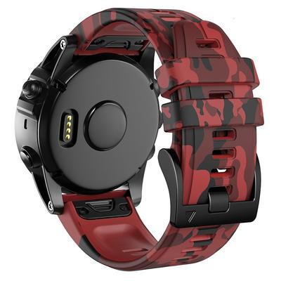 Watch Band for Garmin Marq Descent G1 Fenix 7/6/5 Plus Pro Sapphire Solar Forerunner 955/945/935/745 Solar Fenix 7X / 6X / 5X / 3/3HR Plus Pro Sapphire Solar Silicone Replacement Strap 22mm 26mm
