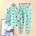 Kids Boys 2 Pieces Sweatshirt Pants Long Sleeve children's underwear swan big kids underwear car big children's underwear care bear Animal Cartoon Summer Spring Daily Home 7-13 Years