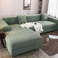 Dustproof All-powerful Slipcovers Stretch L Shape Sofa Cover Super Soft Fabric Couch Cover Sofa With One Free Boster Case Upgraded Modern Sofa Slipcover for Living Room Furniture Protector for Pets