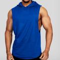 Men's Tank Top Vest Top Undershirt Sleeveless Hoodie Plain Hooded Sport Daily Sleeveless Clothing Apparel Fashion Classic Casual Workout