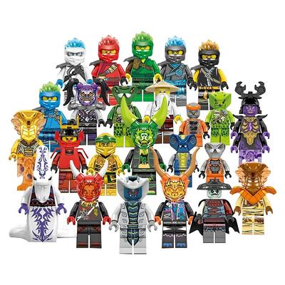 6Pcs Anime Movies Fans Action Figures Battle Building Block Kit Set - Collectible Mini Battle Figures Minifigures Set for Hours of Fun Combat Stitching Figures Toys Blocks Sets