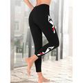 Face Printed Jersey Tight Casual Leggings