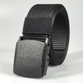 Men's Belt Tactical Belt Nylon Web Work Belt Black Yellow Knitted Fabric Military Army Plain Daily Wear Going out Weekend