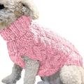 Dog Coat,Nmch Small Dog Sweaterss Knitted Pet Cat Dog Sweaters Warm Dog Sweatshirt Dog Winter Clothes Kitten Puppy Turtleneck Dog Sweaters(Blue,L)