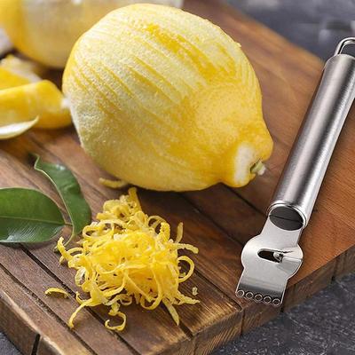 1pc Lemon Zester Grater Stainless Steel Peeler Kitchen Stuff Kitchen Accessories Kitchen Gadgets