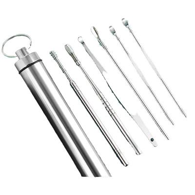 10pcs Stainless Steel Ear Wax Removal Tool Set - Spiral Rotating Ear Picking Spoon Ear Picker Spoon For Cleaning Collecting Ear Wax
