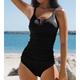 Women's Swimwear Tankini 2 Piece Normal Swimsuit 2 Piece Solid Color Beach Wear Summer Bathing Suits