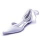 Women's Wedding Shoes Valentines Gifts Party Evening Wedding Flats Bridal Shoes Bridesmaid Shoes Bowknot Imitation Pearl Flat Heel Pointed Toe Classic Sweet Satin Lace-up Wine Green / Blue Black