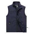 Men's Vest Gilet Fishing Vest Hiking Vest Sleeveless Vest Gilet Jacket Outdoor Street Daily Going out Streetwear Sporty Fall Winter Pocket Full Zip Polyester Windproof Warm Breathable Solid Color