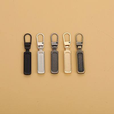5pcs Detachable Metal Zipper Puller Universal Instant Repair Kit Zipper Sliders Head Repair Kit For Clothing Jacket Sewing Tools