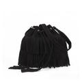 stylish fashionable womens cross-body shoulder bag faux suede fringe tassels crossbody bags for women trend