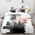 3Pcs/2Pcs Basketball Print Duvet Cover Set Bedding Sets Comforter Cover with Soft Lightweight Microfiber