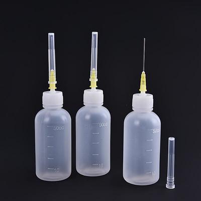 (3pcs) 50cc/1.69oz Dispensing Bottles With Narrow Mouth Squirt For Lab amp; Industry