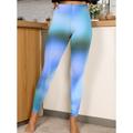 Women's Leggings Heart Print Ankle-Length Stretchy High Waist Athleisure Athletic Yoga Sports Outdoor Pink Blue S M Spring Fall