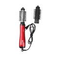 Hot-Air Hair Brushes 3-in-1 Hot Air Styler and Rotating Hair Dryer for Dry Hair Curl Hair Straighten Hair 2 Interchangeable Brushes 3 Temperature Settings for Dry and Wet Hair
