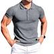 Men's Golf Shirt Knit Polo Casual Daily Polo Collar Classic Collar Short Sleeve Business Classic Solid Color Plain Button Front Summer Spring Fall Regular Fit Black White Red Navy Blue Brown Light