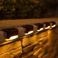 Solar Outdoor Garden Lights Staircase Wall Lights Waterproof Step Lights LED Guide Lights for Garden Yard Porch Wedding Party Decor 1pc