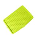 Plastic Dish Drainer Board, Large White Draining Tray with Side Drop Slope Diversion, Water Drain Board Drying Plate Dish Strainer Mat with Non-Slip Base for Bowl Cup Kitchenware