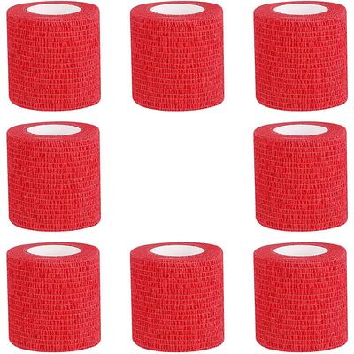Self Adhesive Bandage Wrap Solid Colors Non-woven Breathable Water-resistant Vet Wrap 5x450cm(2 Inch X 5 Yards)