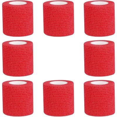 Self Adhesive Bandage Wrap Solid Colors Non-woven Breathable Water-resistant Vet Wrap 5x450cm(2 Inch X 5 Yards)