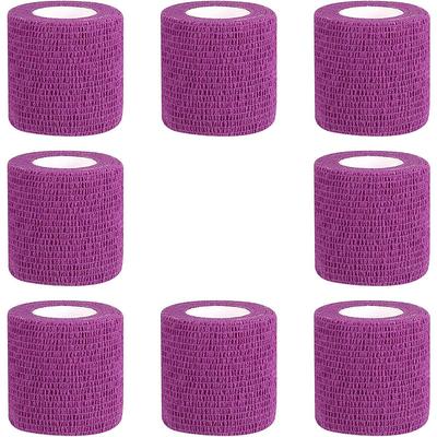 Self Adhesive Bandage Wrap Solid Colors Non-woven Breathable Water-resistant Vet Wrap 5x450cm(2 Inch X 5 Yards)