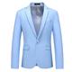 Men's Business Blazer Wedding Sport Coat Classic Solid Fit Suit Coat Plus Size Dress Office Formal Blazer Black White Yellow Pink 2024