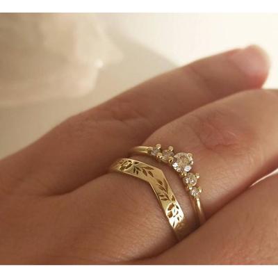 Ring Party Classic Rose Gold Silver Gold Alloy Simple Elegant 1pc / Women's / Gift / Daily