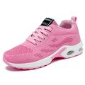 Women's Trainers Athletic Shoes Sneakers Pink Shoes Plus Size Flyknit Shoes Outdoor Daily Solid Color Solid Colored Lace-up Wedge Heel Round Toe Sporty Casual Running Tissage Volant Lace-up Black