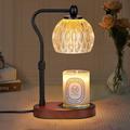 Candle Warmer, Candle Warmer Lamp with Timer Dimmer Candle Warmer Height Adjustable Scented Candles, Candle Warmer with 2 50W Bulbs for Home Decor