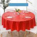 Round Table Cloth Vinyl Tablecloth Wipe Clean Spring Tablecloth Oilcloth Farmhouse Outdoor Picnic Cloth Table Cover For Wedding Dining