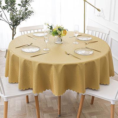 Round Table Cloth Vinyl Tablecloth Wipe Clean Spring Tablecloth Oilcloth Farmhouse Outdoor Picnic Cloth Table Cover For Wedding Dining