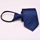 Men's Neckties Zip Tie Men Ties Zipper Tie Adjustable Bow Polka Dot Plain Striped Wedding Birthday Party