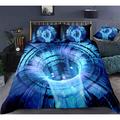 3D Vortex Duvet Cover Bedding Sets Comforter Cover with 1 Duvet Cover or Coverlet,1Sheet,2 Pillowcases for Double/Queen/King(1 Pillowcase for Twin/Single)
