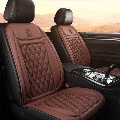 12-24v Heated Car Seat Cover 30s Fast Car Seat Heater Flannel Heated Car Seat Protector 25W Seat Heating Cover Car Seat