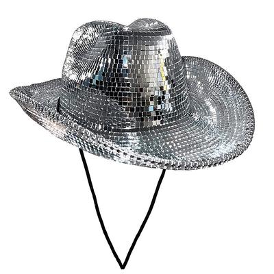 Disco 18th Century 19th Century State of Texas Cowboy Hat Hippie Disco Men's Women's Sequins Carnival Party / Evening Pride Parade Pride Month Hat