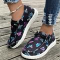 Women's Sneakers Boat Shoes Canvas Shoes Plus Size Canvas Shoes Platform Sneakers Outdoor Daily Solid Color Color Block Summer Flat Heel Round Toe Casual Preppy Running Tennis Shoes Canvas Microfiber