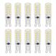 G9 LED Bi-pin Lights 6W 450-550lm 22 LED Beads SMD 2835 T Bulb Shape Dimmable Warm White Cold White 220-240V 110-130V RoHS for Chandeliers Accent Lights Under Cabinet Puck Light