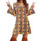 Retro Vintage 1970s Disco Dress 70s Fancy Dress Women 70s Outfits Hippie Women's Masquerade Party / Evening Dress