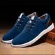 Men's Sneakers Casual Shoes Classic Sneakers Walking Vintage Casual Outdoor Daily Suede Breathable Height Increasing Lace-up Black Navy Blue Brown Summer Spring