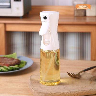 1pc, Baking Oil Sprayer Bottle, Cooking Oil Dispenser, 200ML/300Ml PET Material Oil Sprayer, Air Fryer Spray Bottle,Kitchen Baking Supplies,Canola Oil Sprayer, Salad, Making, Baking, Frying, Grilling,