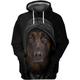 Men's Hoodie Pullover Hoodie Sweatshirt 1 2 3 4 5 Hooded Dog Graphic Prints Print Front Pocket Casual Daily Sports 3D Print Sportswear Casual Big and Tall Spring Fall Clothing Apparel Hoodies