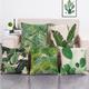 1 Set of 5 Pcs Green Leaf Botanical Series Throw Pillow Covers Modern Decorative Throw Pillow Case Cushion Case for Room Bedroom Room Sofa Chair Car Outdoor Cushion for Sofa Couch Bed Chair Green