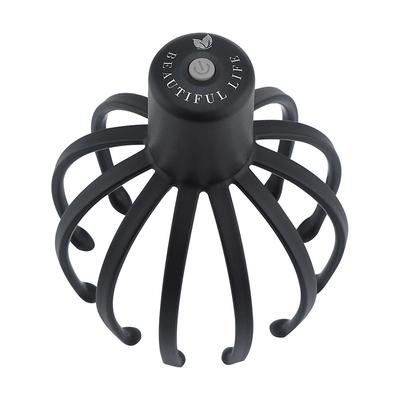 Electric Scalp Massager Octopus Claw Hands Free Therapeutic Head Scratcher Relief Hair Stimulation Rechargable Stress Relief Gift
